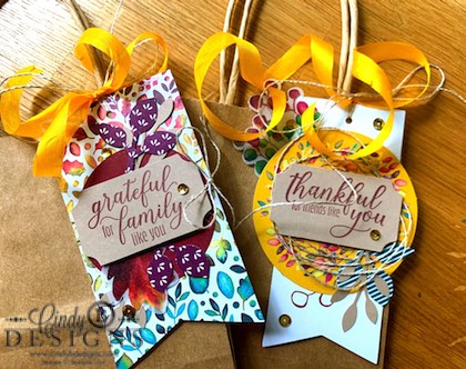 The Gift of Fall Paper Pumpkin Gift Bags