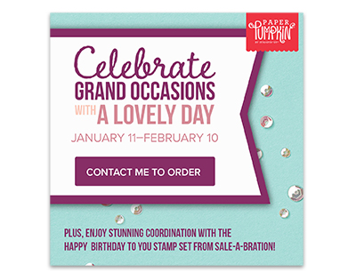 Introducing A Lovely Day, February 2020 Paper Pumpkin Kit