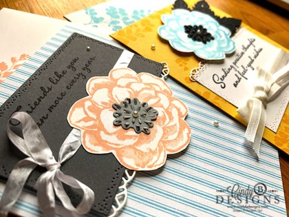 Positive Thoughts + Sentimental Rose + Partial Die-Cutting